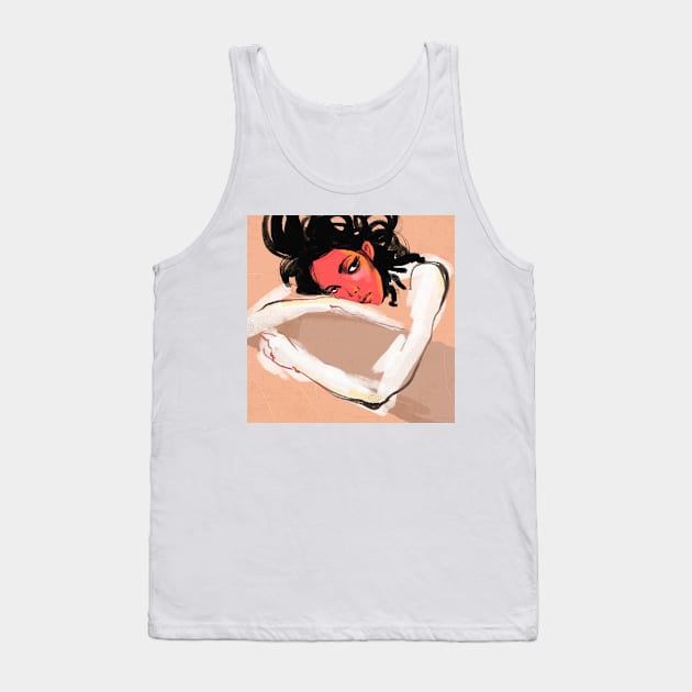 Gentle Breeze Tank Top by Tosik-Art